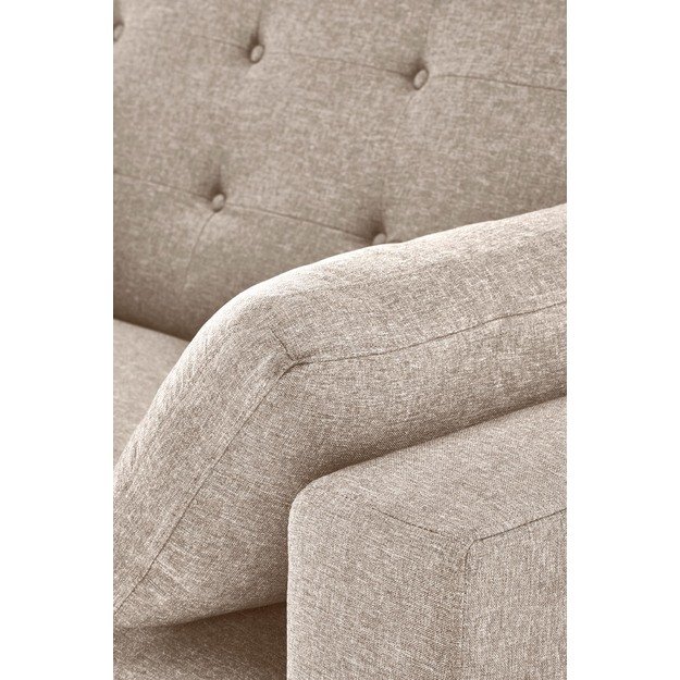 PAULINIO folding sofa color: beige 24