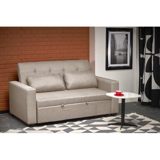 PAULINIO folding sofa color: beige 21