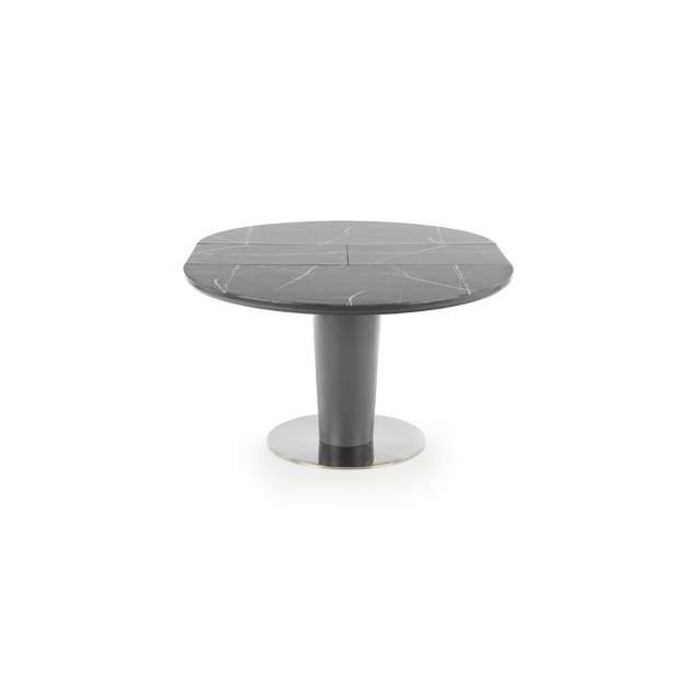 RICARDO extension table, color: top - grey marble, legs - dark grey 13