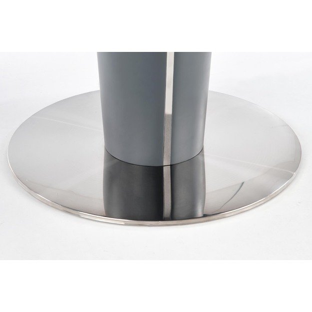 RICARDO extension table, color: top - grey marble, legs - dark grey 23