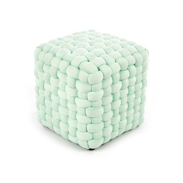 RUBIK pouffe color: light green 2