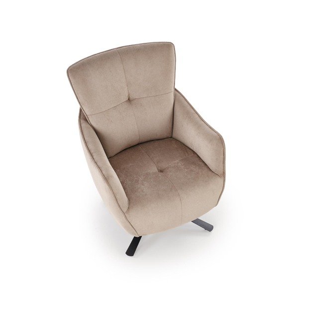 SCAMPI leisure chair, cappuccino 1