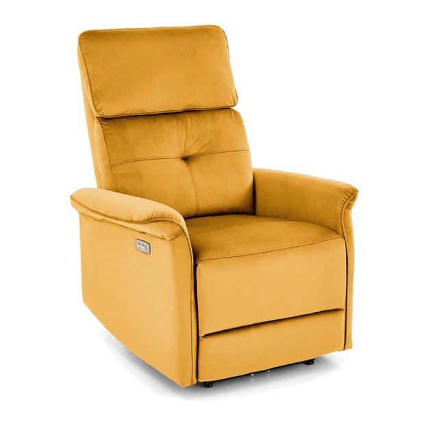 SEMIR leisure chair, mustard 5