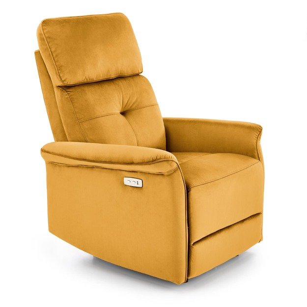 SEMIR leisure chair, mustard