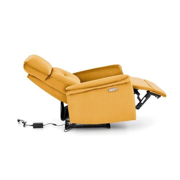 SEMIR leisure chair, mustard 10