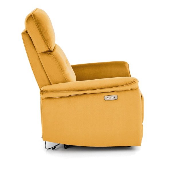 SEMIR leisure chair, mustard 7