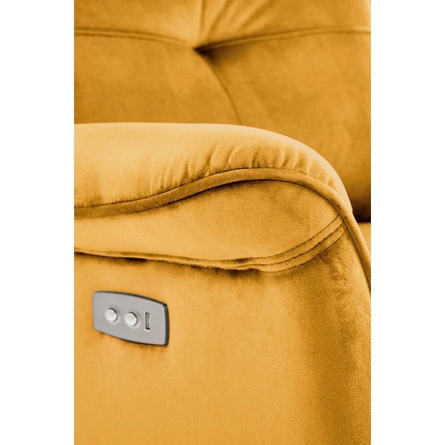 SEMIR leisure chair, mustard 12