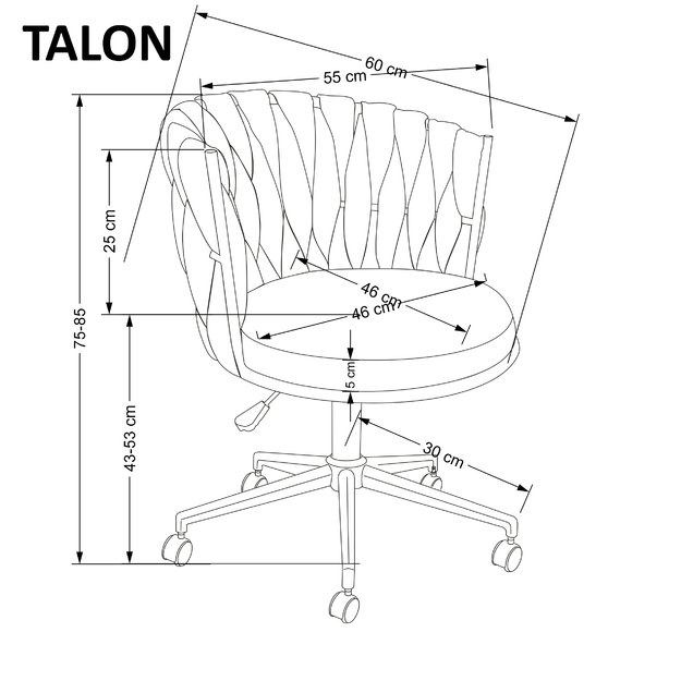 TALON chair, pink 10