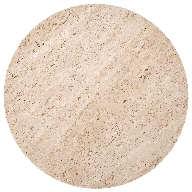 TRAVERSO S c. table, color travertine / white 7