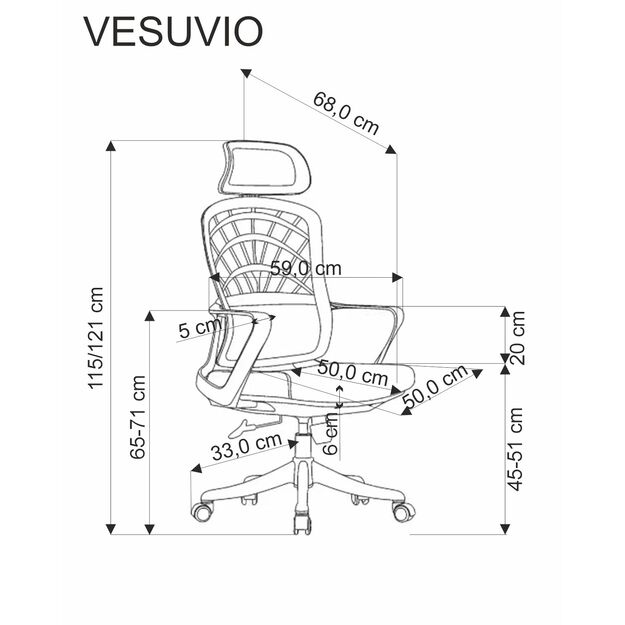 VESUVIO office chair, black 5
