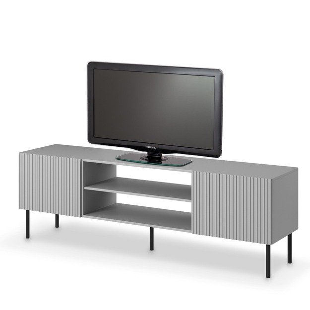 ASENSIO RTV-1 TV stand, light grey / black 4