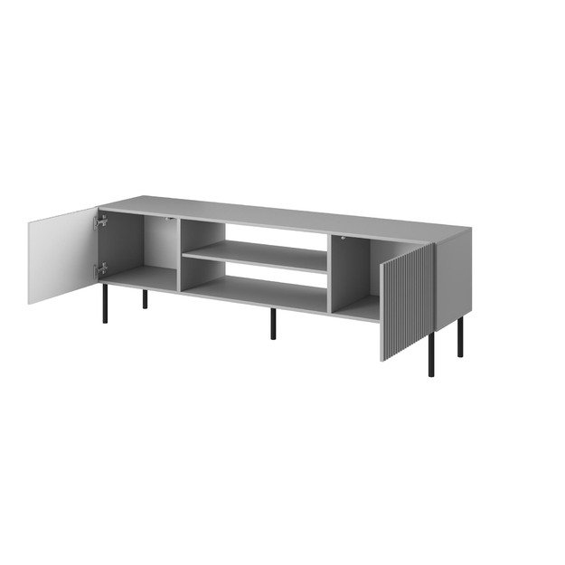 ASENSIO RTV-1 TV stand, light grey / black 5