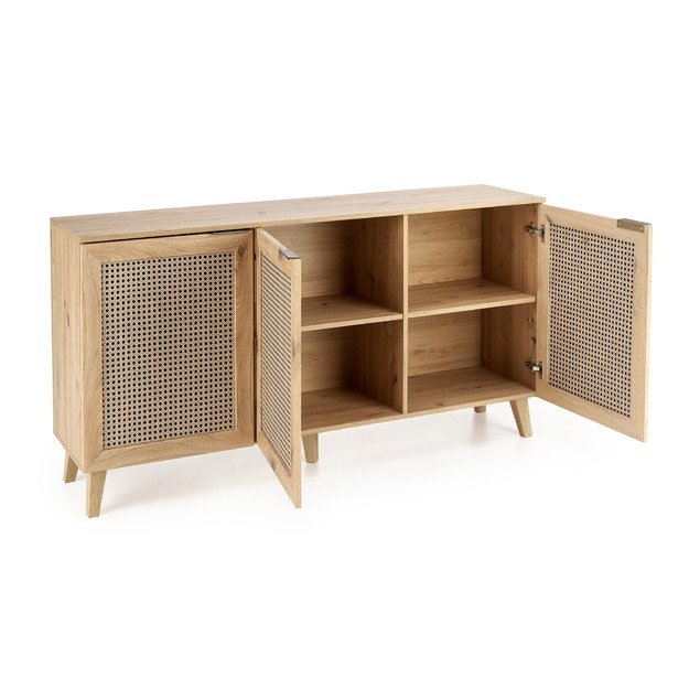 BORNEO KM-1 chest, artisan oak / black 1