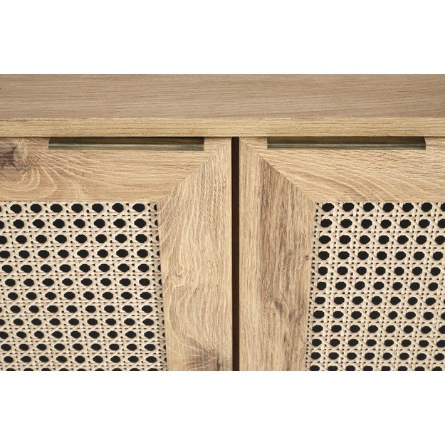 BORNEO KM-1 chest, artisan oak / black 18