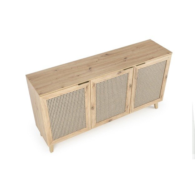 BORNEO KM-1 chest, artisan oak / black 2