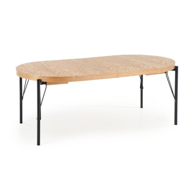 INFERNO extension table, color: natural oak / black