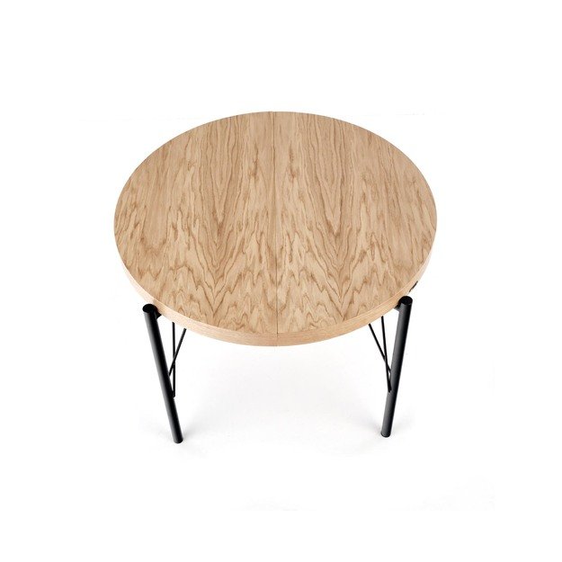 INFERNO extension table, color: natural oak / black 14