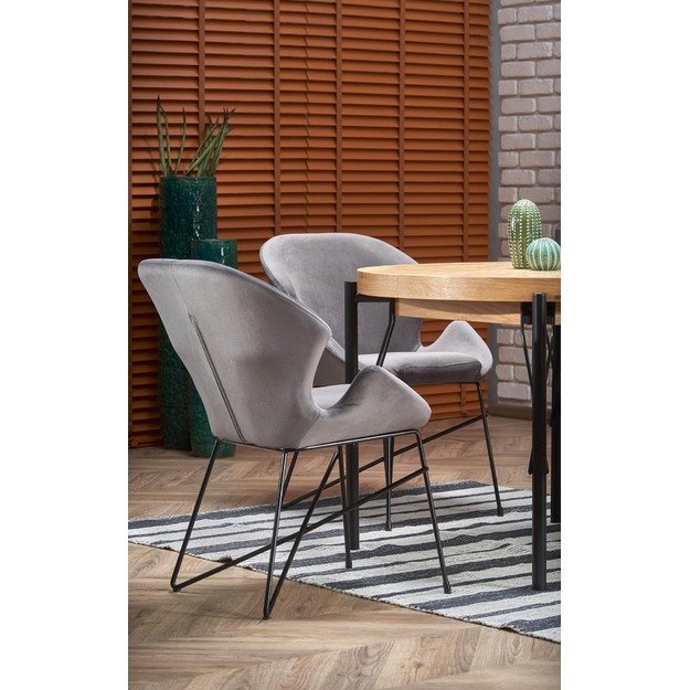 INFERNO extension table, color: natural oak / black 19