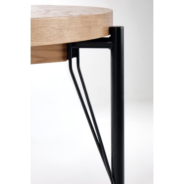 INFERNO extension table, color: natural oak / black 28
