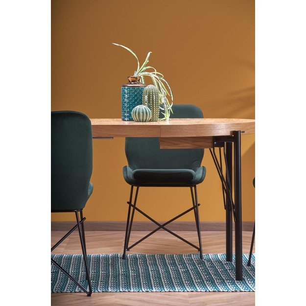 INFERNO extension table, color: natural oak / black 6