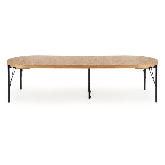 INFERNO extension table, color: natural oak / black 10