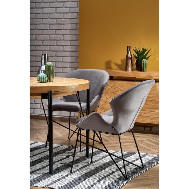 INFERNO extension table, color: natural oak / black 2