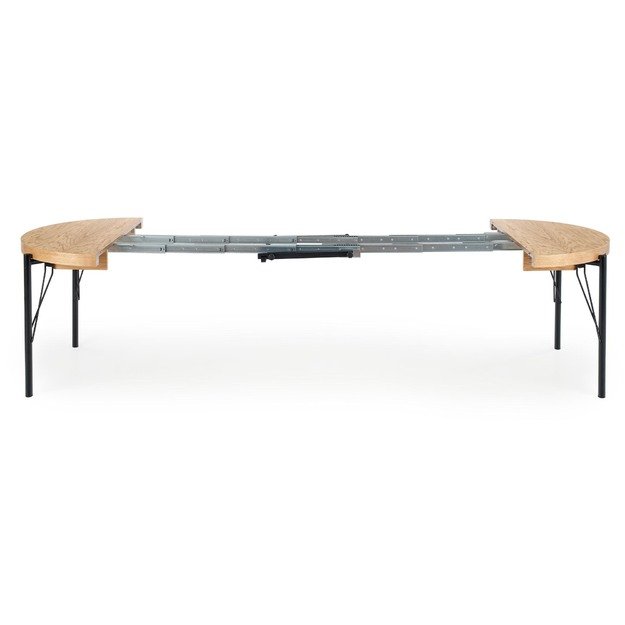 INFERNO extension table, color: natural oak / black 12