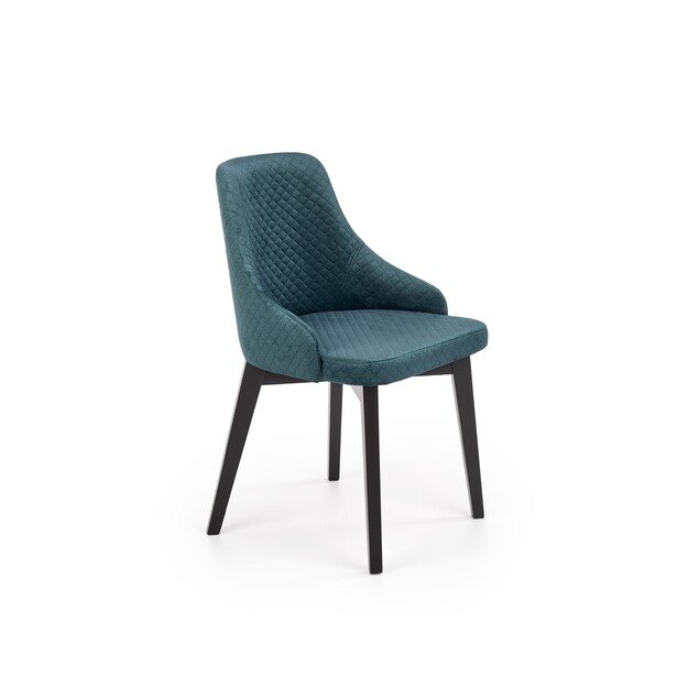 TOLEDO 3 chair, color: quilted velvet Karo 4 - MONOLITH 37