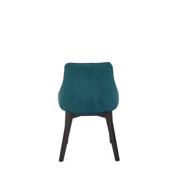 TOLEDO 3 chair, color: quilted velvet Karo 4 - MONOLITH 37 1