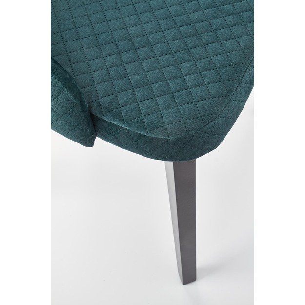 TOLEDO 3 chair, color: quilted velvet Karo 4 - MONOLITH 37 15