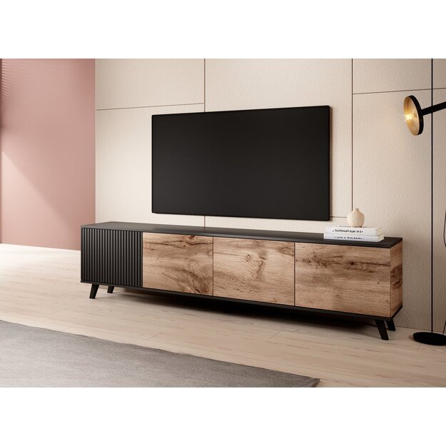 RANDOM RTV-3 TV stand 200 cm, wotan oak / black 31