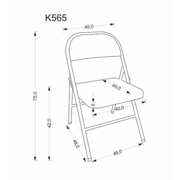 K565 chair color: black 2