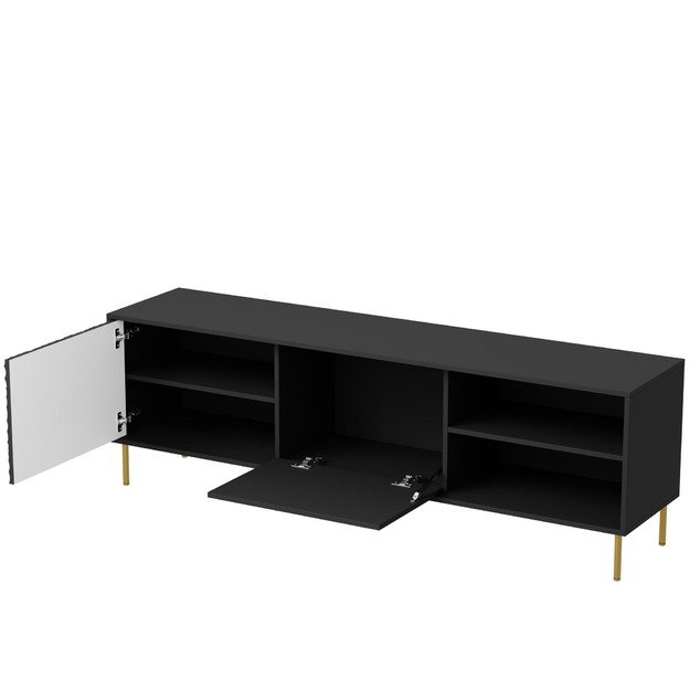 BULLET RTV-1 TV stand, black / gold 10