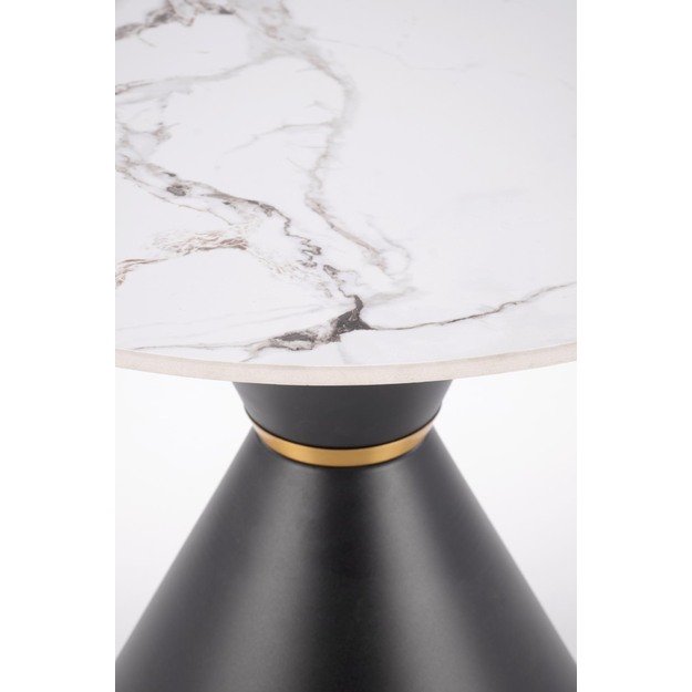GORETTI_S coffee table, white marble / black 1