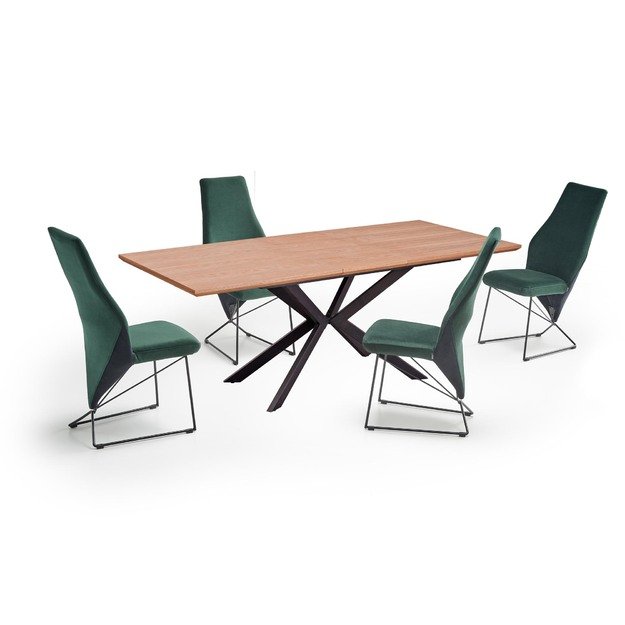 LEGARTO table natural oak/black 2