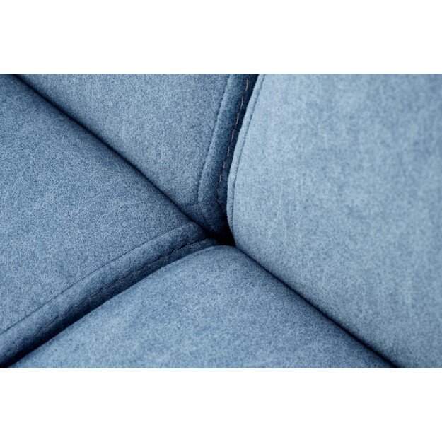 MILANO 2S sofa, blue CASTEL#74 / dark walnut 9