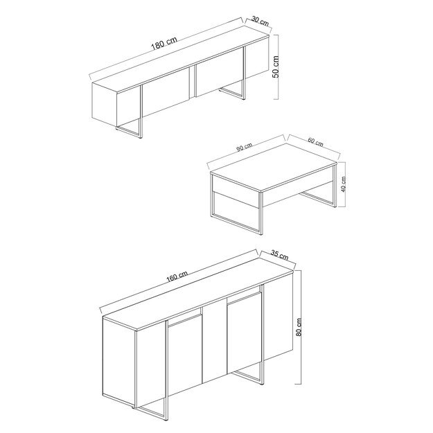 Luxe - Walnut, Gold 9