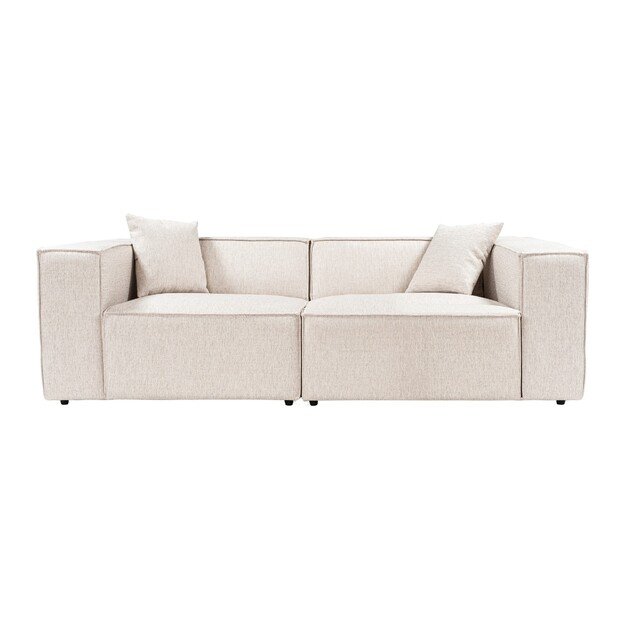 Lora 2 Seater - Light Brown 1
