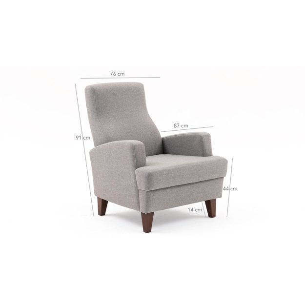 Kana Bergere - Light Grey 3