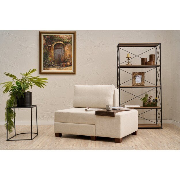 Perenna Chenille Right - Cream 1