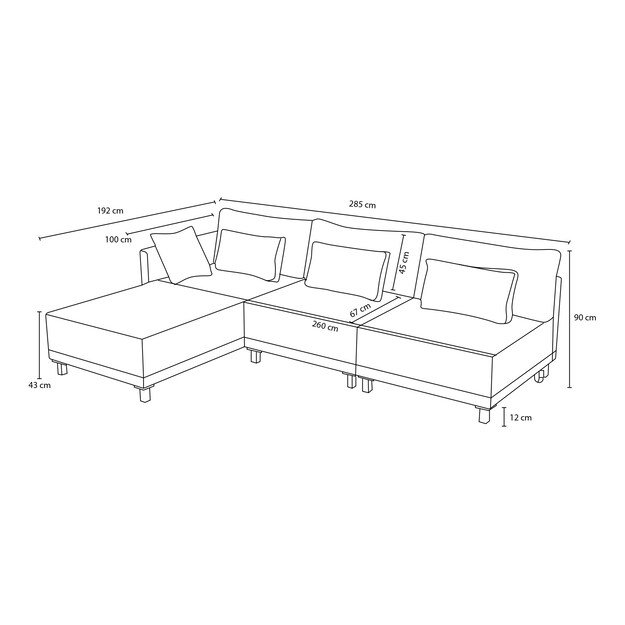 Matris Right - Beige 6