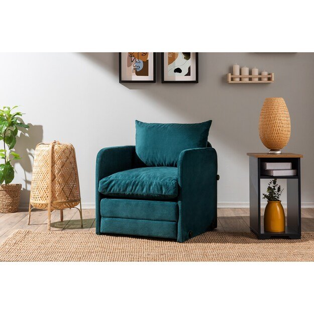 Saga Single - Petrol Green 1