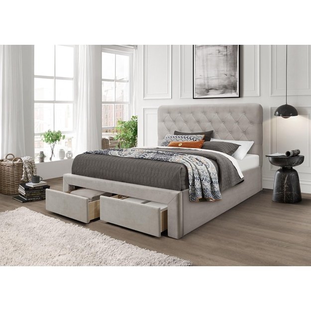 MARISOL 160 cm bed beige