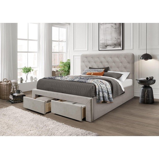 MARISOL 160 cm bed beige 2