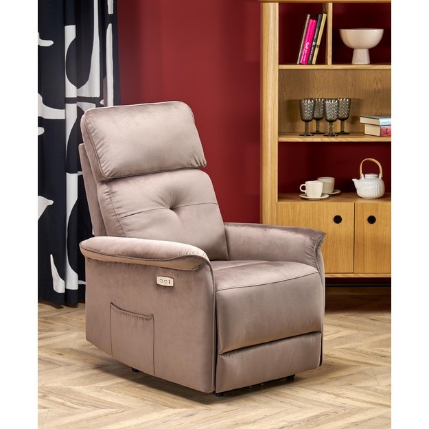 SEMIR leisure chair, mokka