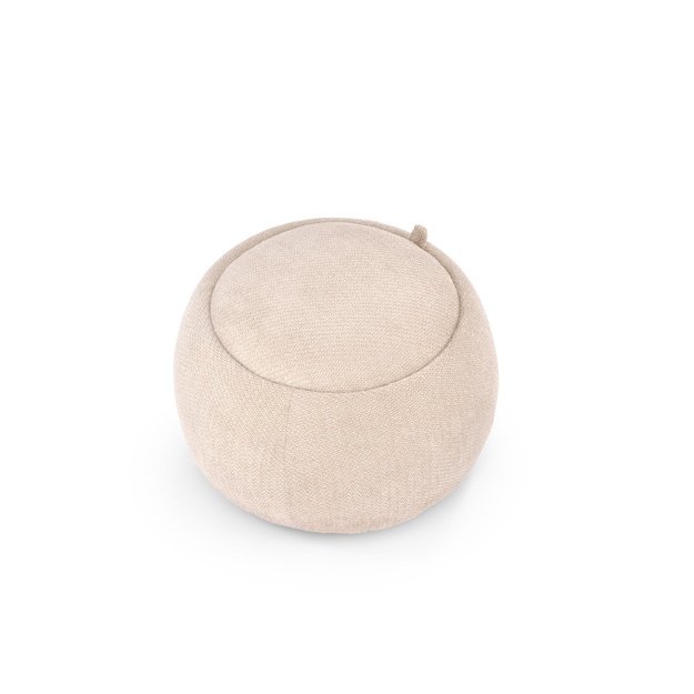 LUMI pouffe color: beige