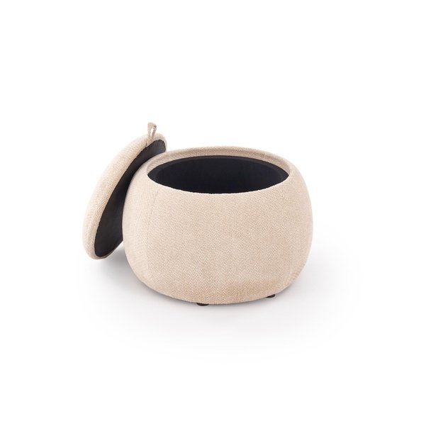 LUMI pouffe color: beige