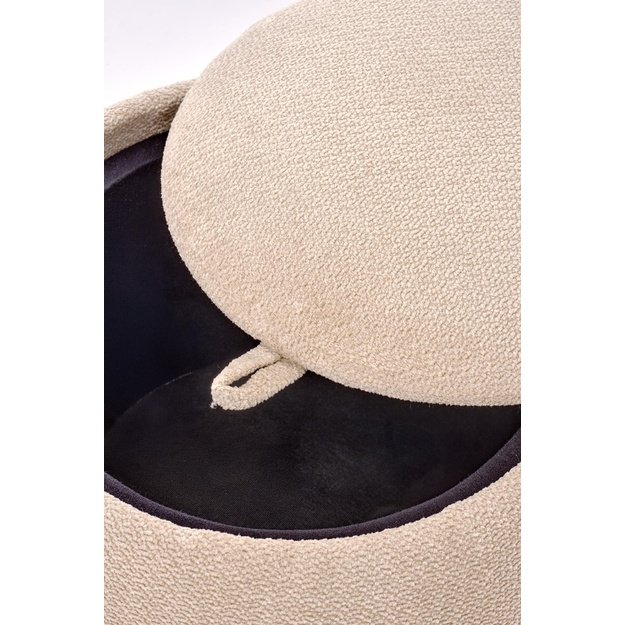 LUMI pouffe color: beige