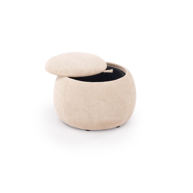 LUMI pouffe color: beige