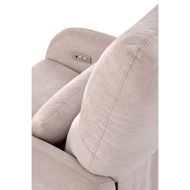 SAXON electric recliner with rocking, beige